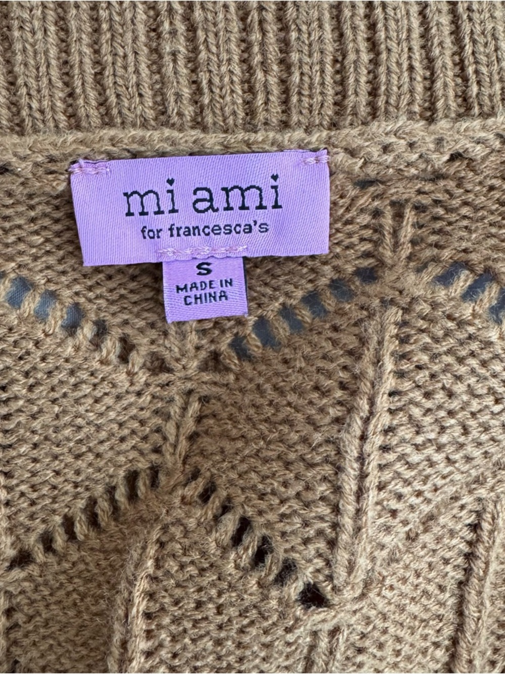 Open Knit Cardigan - Picture 3 of 4